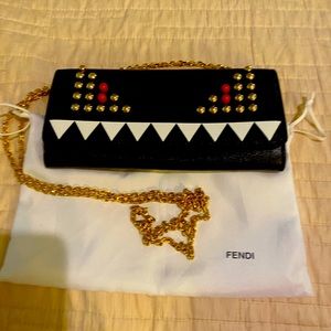Fendi Monster Chain Wallet